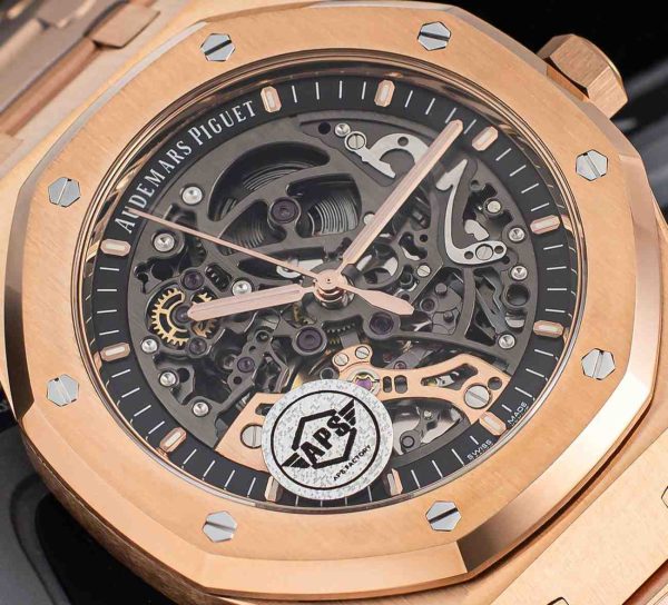 audemars piguet double balance​ high copy​ rose gold