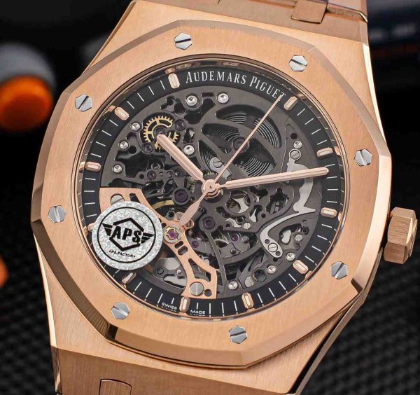 audemars piguet double balance​ high copy​ rose gold
