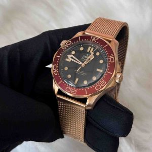 omega seamaster diver 300m bronze gold