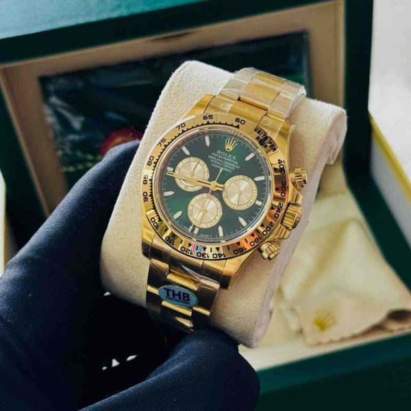 gold rolex daytona green dial​