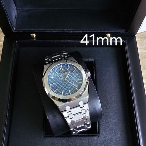 Audemars Piguet Royal Oak 41MM Mens Replica Watch – Stainless Steel Blue