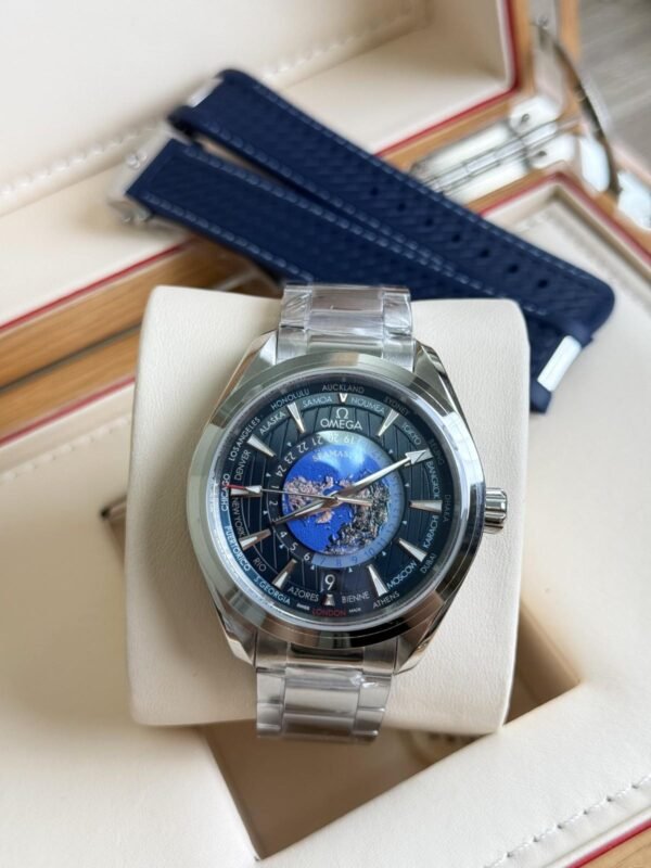 Omega Seamaster Aqua Terra Worldtimer 43MM Mens replica Watch