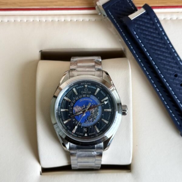 Omega Seamaster Aqua Terra Worldtimer 43MM Mens replica Watch