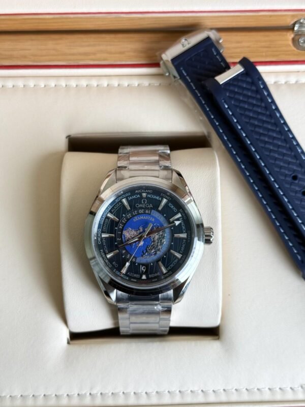 Omega Seamaster Aqua Terra Worldtimer 43MM Mens replica Watch