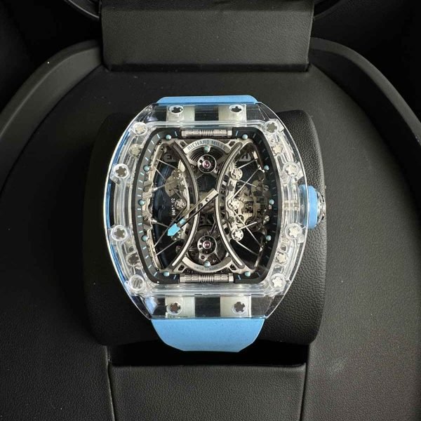 Richard Mille RM 53-02 Tourbillon Sapphire Crystal Watch blue colour