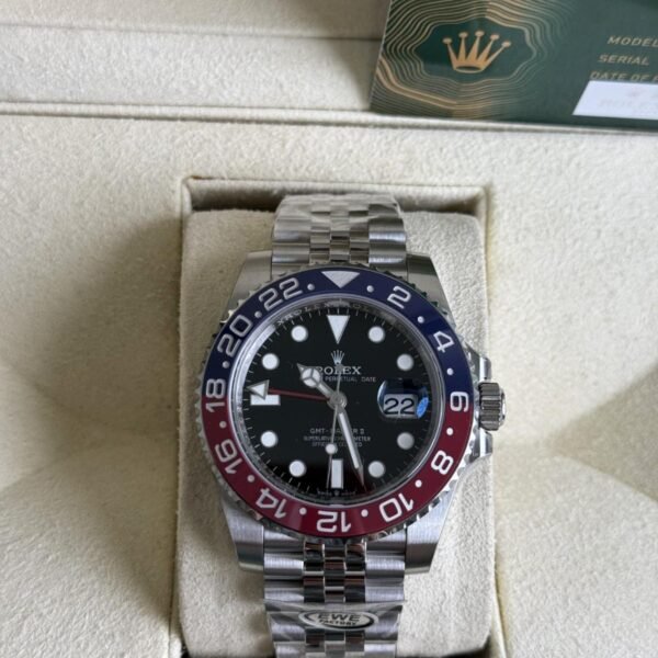 Rolex GMT-Master II Pepsi 40mm 126710BLRO Jubilee Replica Watch