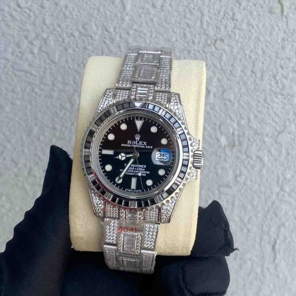 iced out submariner rolex first copy