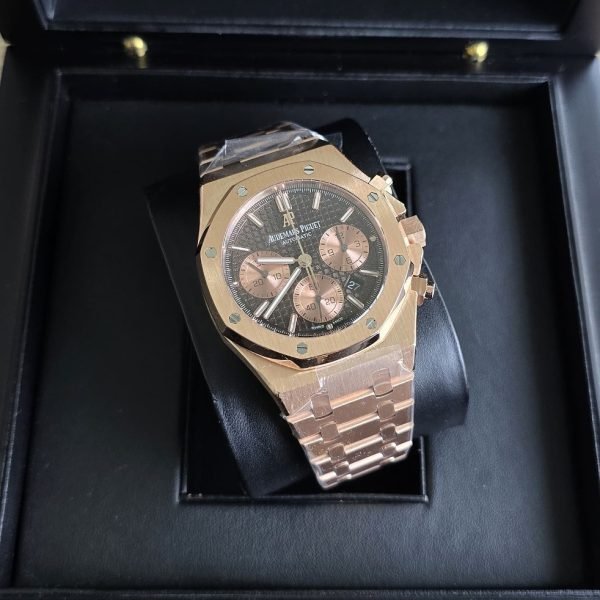 audemars piguet 26331or​ Rose gold Choco Dial replica