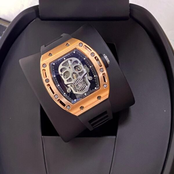 Richard Mille Rm 052 Skull Tourbillon​ Watch Yellow