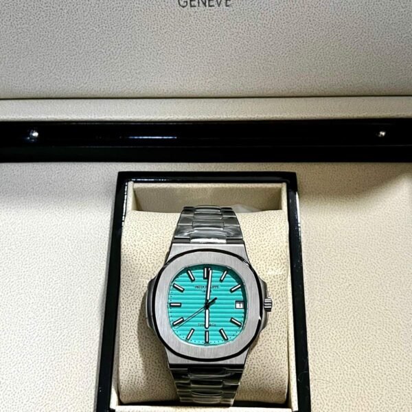 Patek Philippe Nautilus Tiffany and Co. Blue Dial 57111A-018 Mens Replica Watch