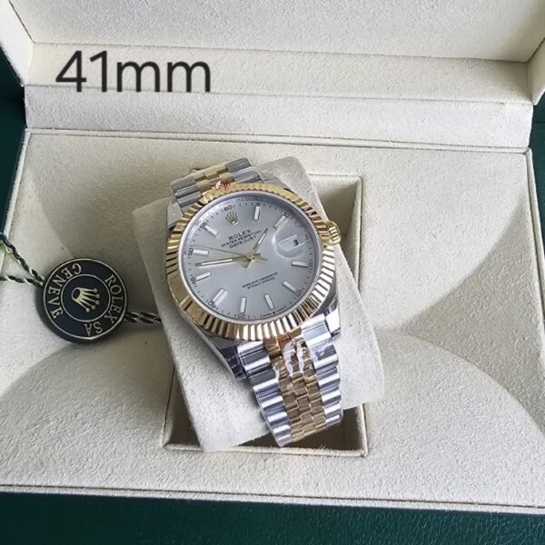 Rolex Datejust 41mm 126333 Men’s Replica Watch – Silver Index Dial