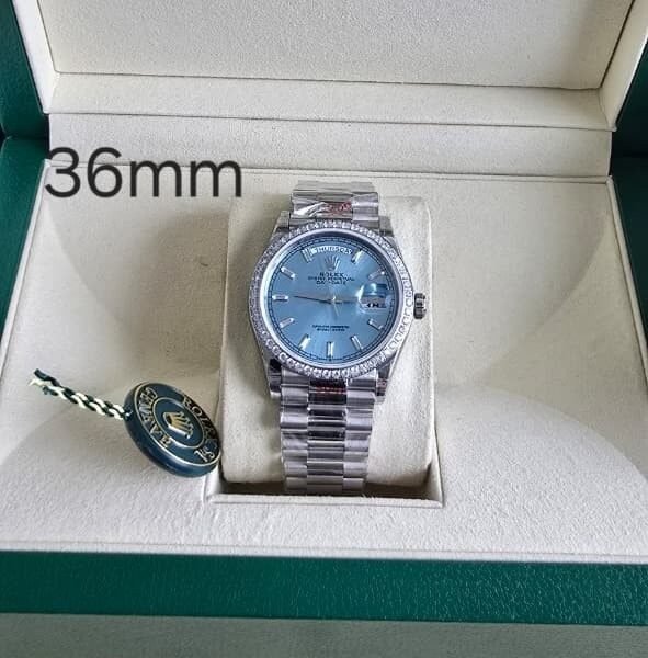 Rolex Day-Date Platinum Ice Blue Diamond Dial