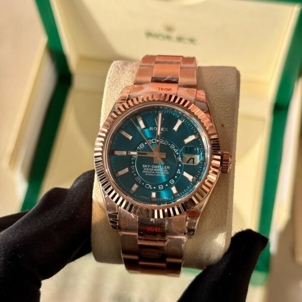 Rolex Sky-Dweller Blue Dial Rose Gold 336935