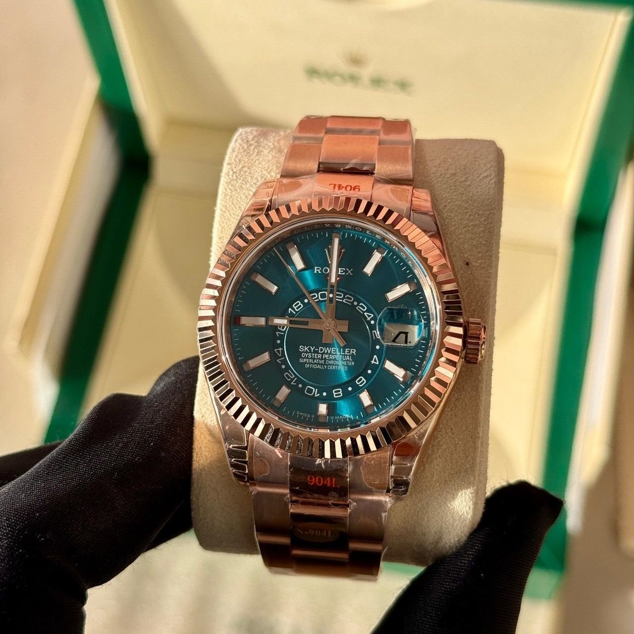 Rolex Sky-Dweller Blue Dial Rose Gold 336935