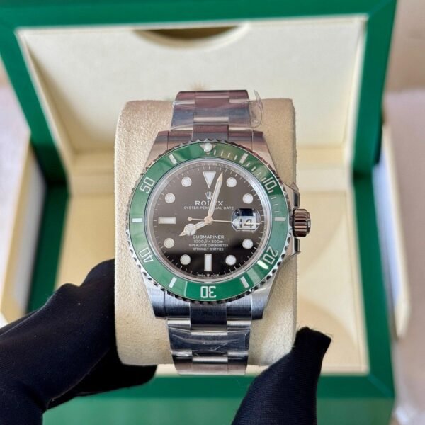 Rolex Submariner Date Starbucks Green Bezel Black Dial