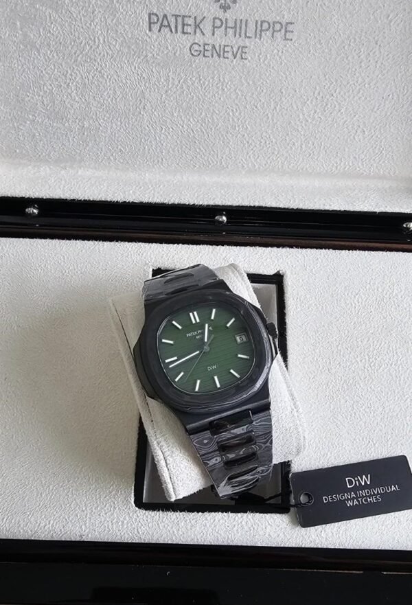 Patek Philippe Nautilus 5711 Green Dial Carbon Bracelet Black