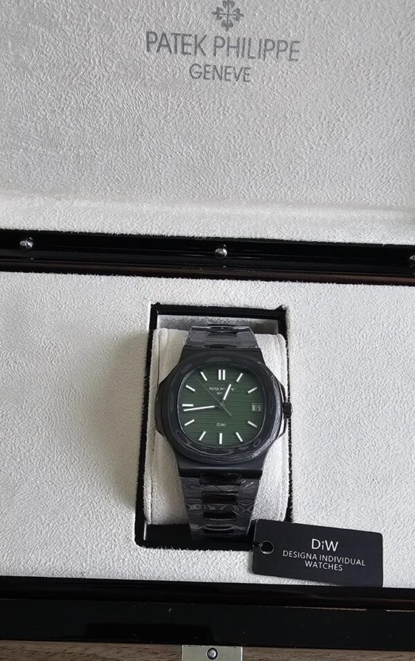 Patek Philippe Nautilus 5711 Green Dial Carbon Bracelet Black