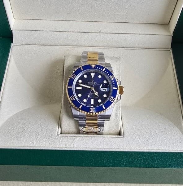 Rolex Submariner Date Bluesy Yellow Gold & Steel Blue Dial