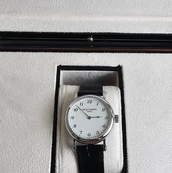 Patek Philippe Ladies Calatrava White Gold White dial 4860G