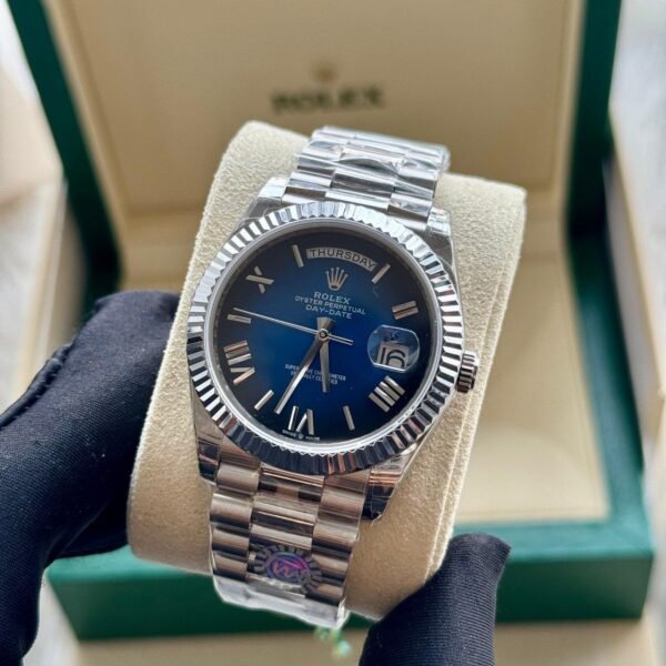 Rolex Day-Date White Gold 40mm Blue Ombre M228239-0076