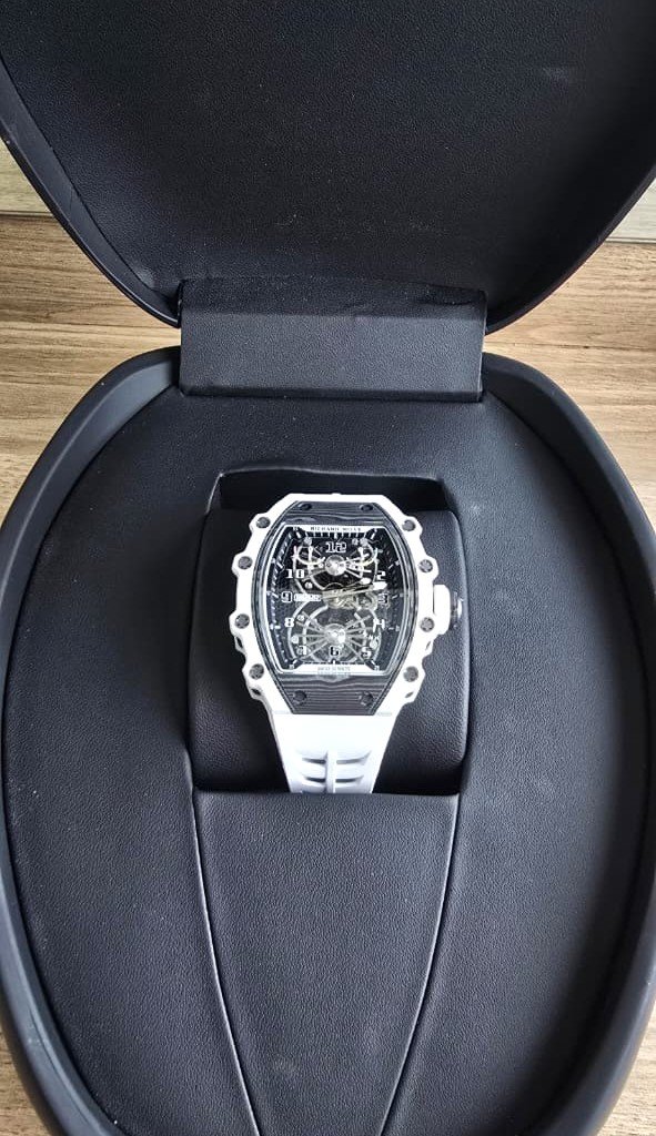 Richard Mille RM 21-02 Tourbillon Carbon Quartz Skeleton Dial