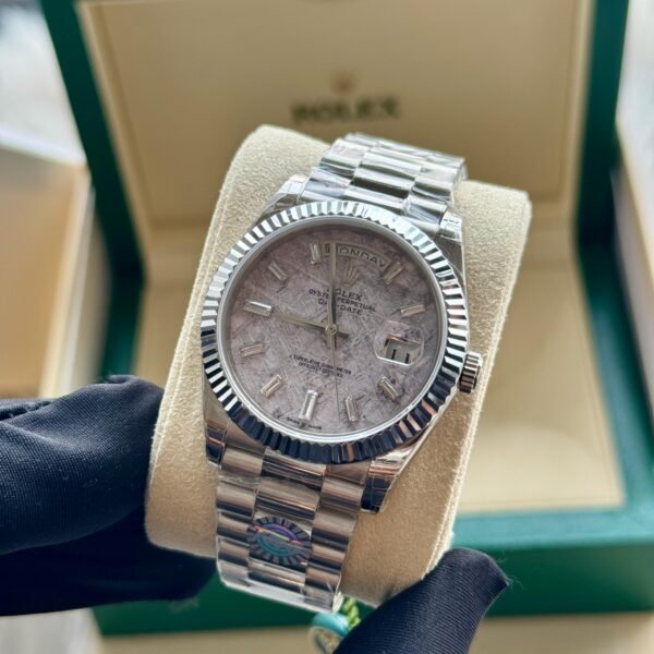 Rolex Day-Date 40MM White Gold Meteorite Dial 228239 Mens Replica Watch