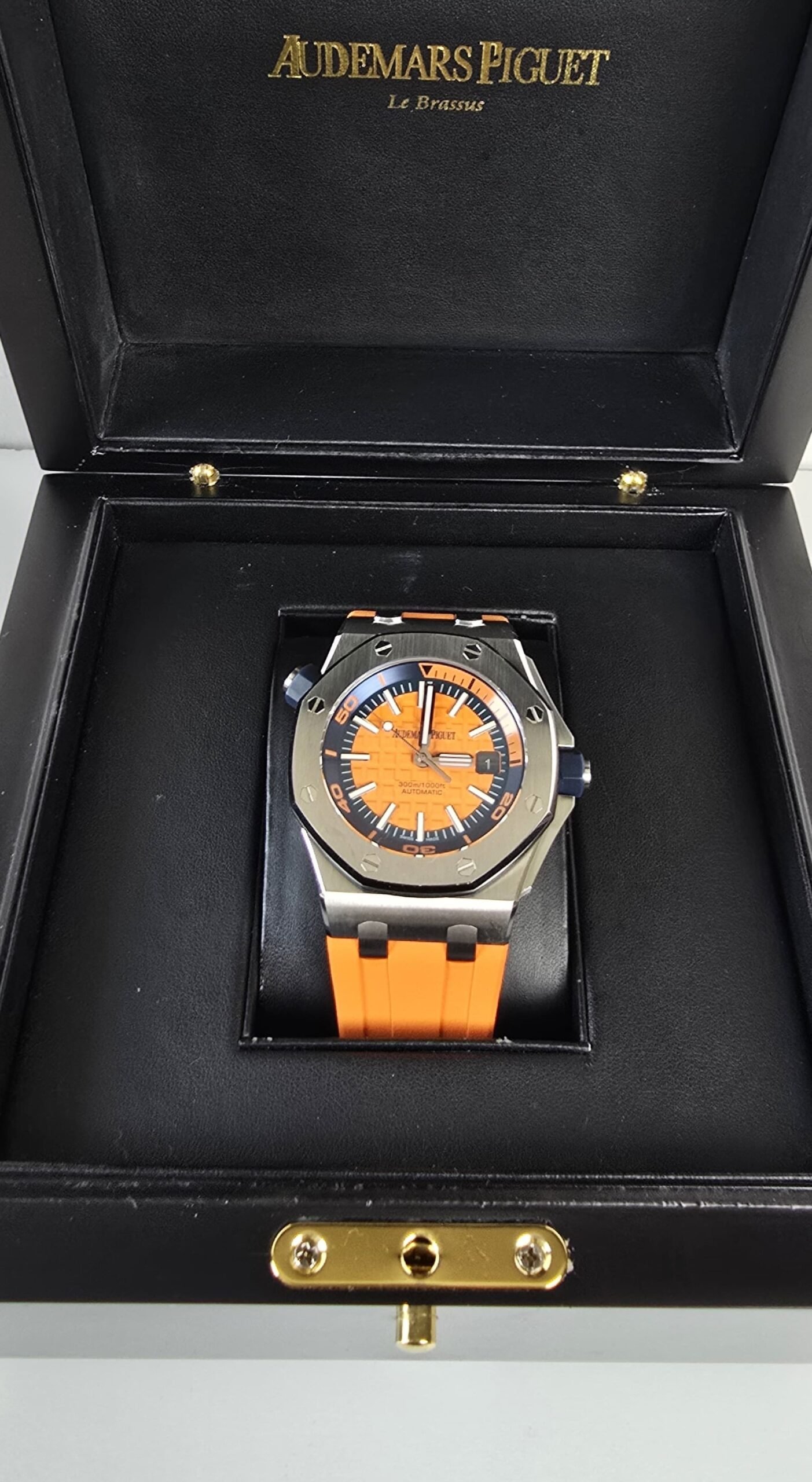 Audemars Piguet Royal Oak Offshore Diver Orange Dial 15710ST.OO.A070CA.01
